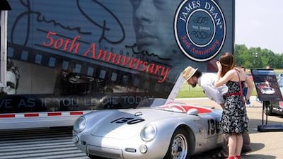 Most famous for being the car James Dean crashed, the Porsche 550 Spyder was a two-seater sports car which firmly established the German car maker's racing pedigree.