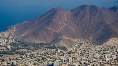 View from Al Suhub Rest House, Khor Fakkan, Sharjah. Photo: Altamash Javed