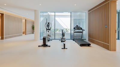 Space for a private gym. Courtesy Luxhabitat Sotheby's International Realty