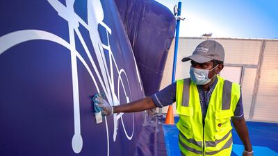 The Hudayriyat Courts area. Victor Besa / The National