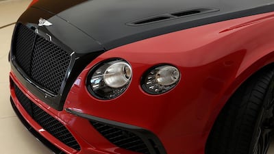 Exterior view of the Bentley Continental Supersports car. Satish Kumar / The National