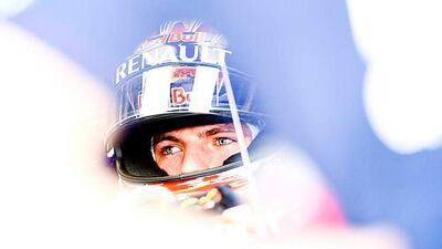 Toro Rosso's Max Verstappen during the second practice session at the Sepang circuit in Malaysia. Diego Azubel / EPA