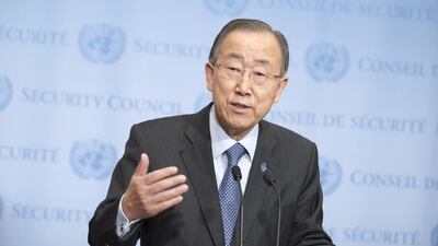 UN secretary general Ban Ki-moon says Monday will serve as pivotal platform to turn political commitments into practical action. AFP