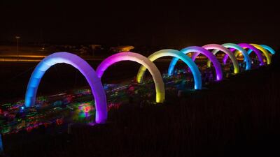 The Electric Run returns to Dubai on November 4 with a new format and new courselands. It will be held at Zabeel Park this year. Courtesy Fast Track Middle East