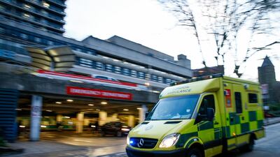 An ambulance at the Royal Free Hospital in London. Bloomberg