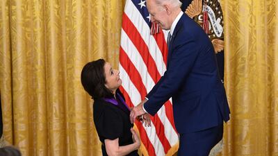 The ceremony for the recipients of the 2021 medals was previously delayed due to the Covid-19 pandemic. AFP