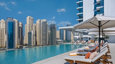 A rooftop swimming pool, state-of-the-art gymnasium and Kids' Club are on offer at the four-star hotel