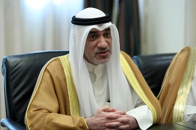 Kuwaiti Minister of Interior and First Deputy Prime Minister Sheikh Fahad Yousef Al Sabah in Beirut. EPA