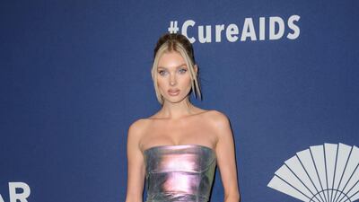 Elsa Hosk attends the Amfar Gala New York Aids research benefit at Cipriani Wall Street on February 5, 2020. AP