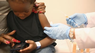 Parents have been urged to get their children vaccinated. Getty Images