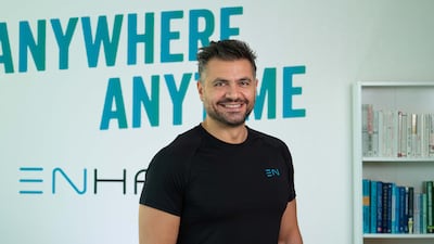 Tarek Mounir, chief executive of Enhance Fitness, decided to start an on-demand personal training app after being unable to find something suitable for himself. Photo: Enhance Fitness