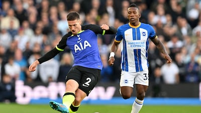 Matt Doherty – 6. On his first start of the season with Emerson Royal suspended, he perhaps looked a little rusty in the early stages. However, came close at the other end, firing over the crossbar on two separate occasions. AFP