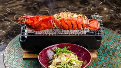 Langosta Al Josper available at Coya restaurant. Courtesy Coya