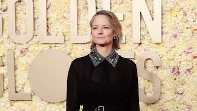 Jodie Foster in Alberta Ferretti. AFP