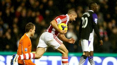 Stoke City have managed to do their own damage with the ball at the Liverpool back even as the forward provide the push for the Reds. Clive Mason/Getty Images