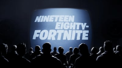 A scene from the "Nineteen Eighty-Fortnite" short released by popular video game Fortnite. Epic Games/Reuters