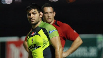 Paul Beard's arrival from Doha has boosted the Abu Dhabi Harlequins. Satish Kumar / The National