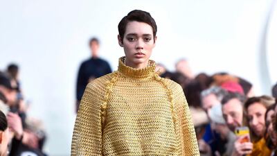 Maison Rabih Kayrouz's spring-summer 2019 couture collection. AFP