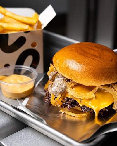 Founded in Paris in 2021, Junk is known for its smash burgers and stripped-back menu. Photo: Junk