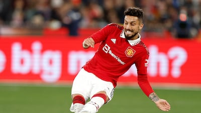 Alex Telles - 5. Back to make a challenge after an 80th minute Melbourne attack. Getty