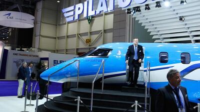 Swiss aircraft firm Pilatus secured advance sales for 84 of its new PC-24 all-terrain planes at EBACE, which are due to come into service in 2017. Pierre Albouy / Reuters