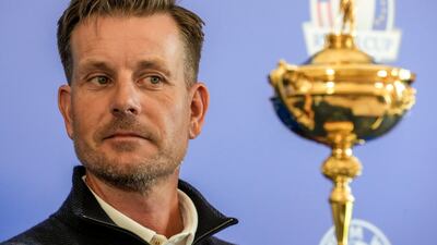 Henrik Stenson was appointed European Ryder Cup captain in March. AP