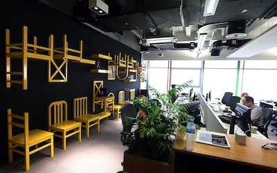 Google's office at Dubai Internet City (Satish Kumar / The National)