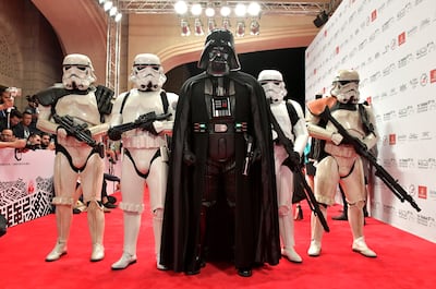 The festival came to a decade-long close with the screening of Star Wars: The Last Jedi. Getty Images