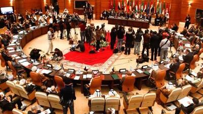 Foreign ministers of the Arab League meet in Rabat. The meeting, which was also attended by the turkish foreign minister Ahmet Davutoglu, endorsed the decision taken at the weekend to suspend Syria from the group for refusing to end its repression of anti-government protesters.