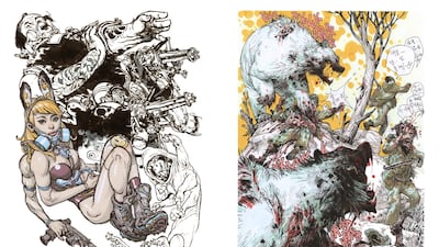 The artist was in the French capital for an exhibition of his work and was meant to fly to New York, for Comic Con, but he started experiencing chest pains. Photo: Kim Jung Gi