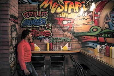 Ketchup & Mustard burger bar. Reem Mohammed / The National