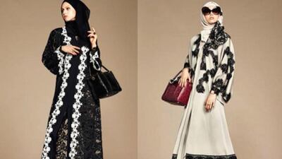 Dolce & Gabbana launch abaya collection. Courtesy of Dolce & Gabbana