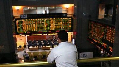 the Abu Dhabi Securities Exchange General Index has declined by 60 per cent since 2005. Galen Clarke / The National