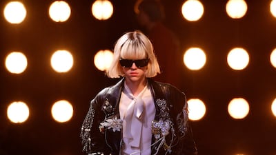 Many of the jackets were heavily embellished. AFP