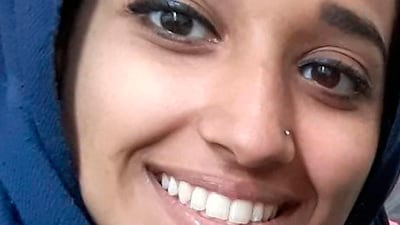 This undated image provided by attorney Hassan Shibly shows Hoda Muthana, an Alabama woman who left home to join ISIS after becoming radicalised online. AP