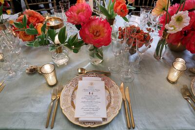 Wednesday night's menu. Reuters