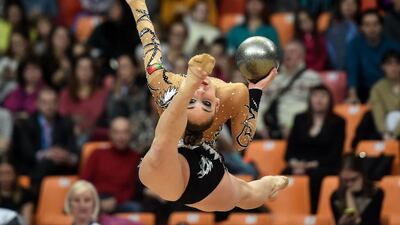 Portugal’s Rafaela Valente performs during the qualification of Grand Prix Moscow 2016. Kirill Kudryavtsev / AFP