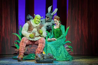 Shrek The Musical is playing at Dubai Opera. Photo: Broadway Entertainment Group