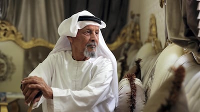 Salem Al Midhani at his home in Ajman. Chris Whiteoak / The National