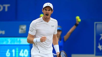 Andy Murray needed three sets to defeat Marin Cilic and will face Milos Raonic in the final of the Aegon Championships. Ben Hoskins / Getty Images