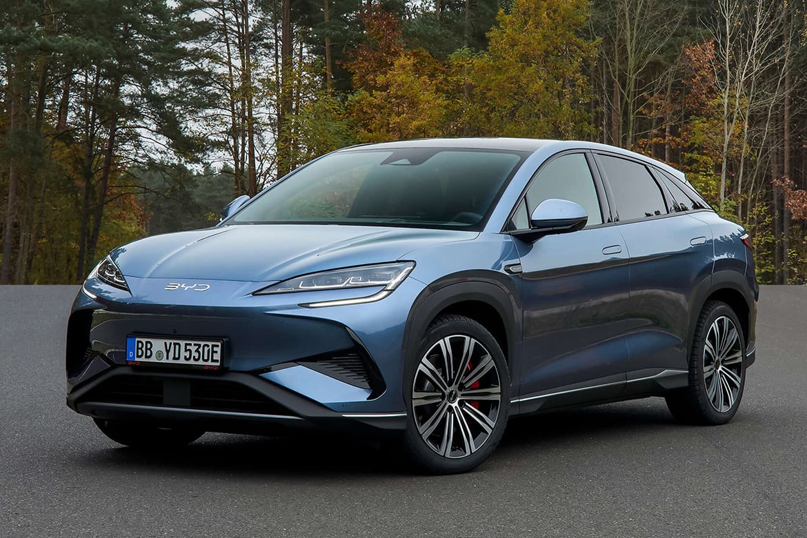 The BYD Sealion 7 is an electric SUV with a coupe-inspired design. Photo: BYD