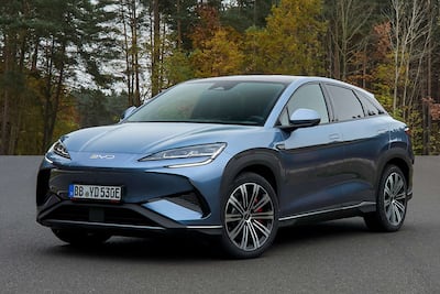 The BYD Sealion 7 is an electric SUV with a coupe-inspired design. Photo: BYD