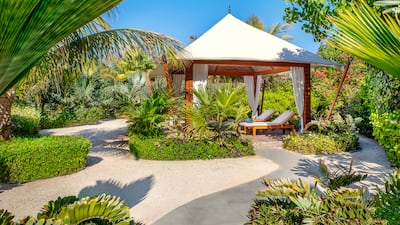 The private backyard is reminiscent of the idyllic setting in an Enid Blyton novel