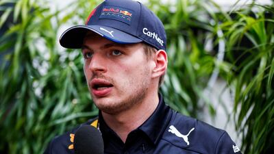 Max Verstappen of Red Bull Racing talks to the media in the Paddock during previews ahead of the F1 Grand Prix of Brazil at Autodromo Jose Carlos Pace. Getty Images