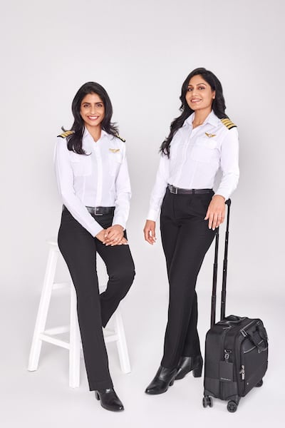 The new cockpit crew uniforms. Photo: Air India