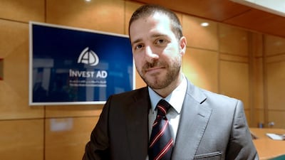 Aksel Kibar, the technical startegist at InvestAD, says a strong dollar does not bode well for commodities exporters. Fatima Al Marzooqi / The National