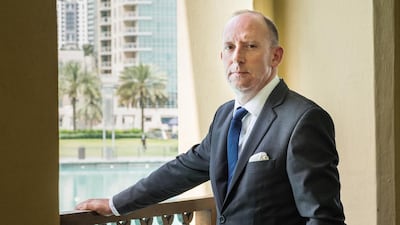 Jasper Hope, chief executive of Dubai Opera, often travels to see shows and seek talent. Razan Alzayani for The National