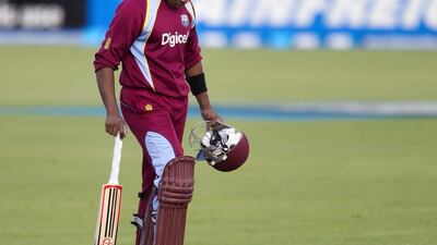 Dwayne Bravo shown during a one-day match against New Zealand in January 2014. Marty Melville / AFP