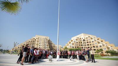 Al Marjan Island celebrates UAE Flag Day. 2 November 2017. Photo Courtesy: Al Marjan Island