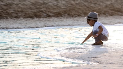 The area is popular with toddlers as well as adults.